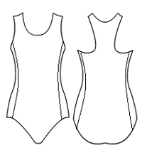 T-back with side panels
